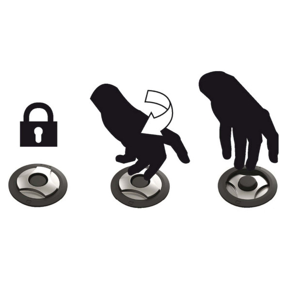 Footswitch windlass recess mounting