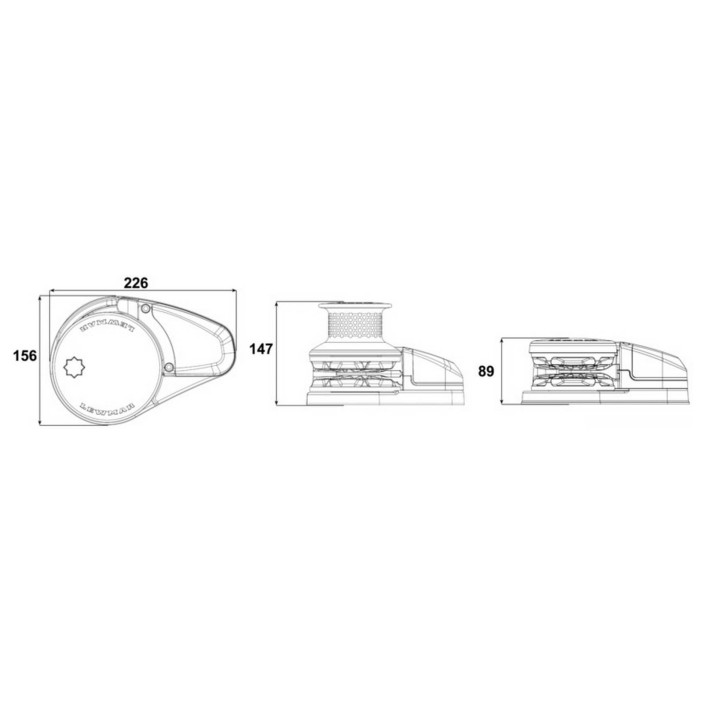 LEWMAR VX2 GD/GO windlass kit, 700W