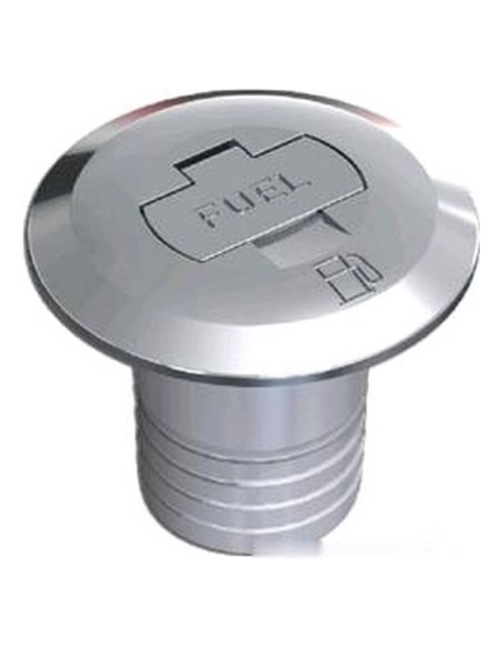 Tappo in ottone cromato con chiave