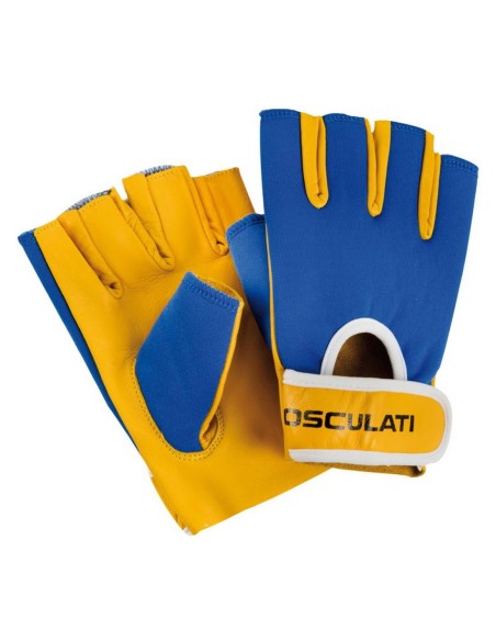 Guanti pelle mezze dita