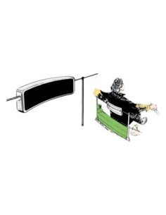 Schienalino bianco battagliola