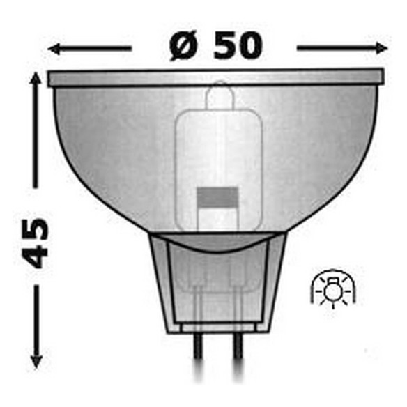 Lampadina alogena MR