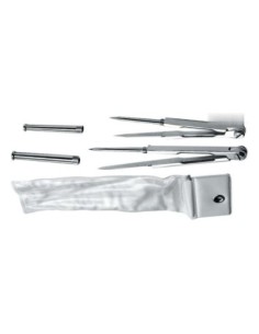 Compasso ottone cromato