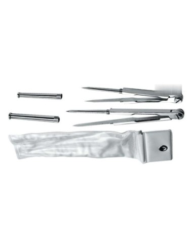 Compasso ottone cromato