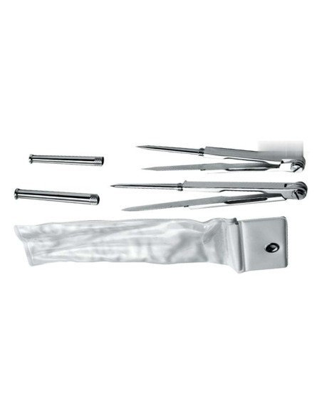 Compasso ottone cromato