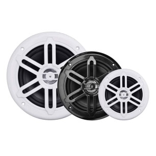 Coppia di casse stereo doppio cono
