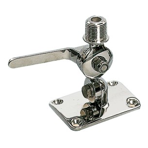 Base inox doppio snodo antenna