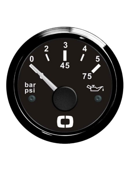 Indicatore pressione olio bar