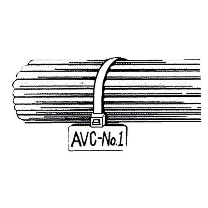 Nylon strap woverwritable pad