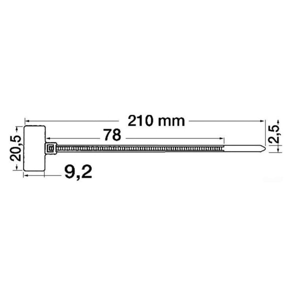 Nylon strap woverwritable pad