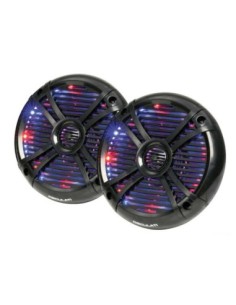 Coppia di casse due vie con LED RGB progr