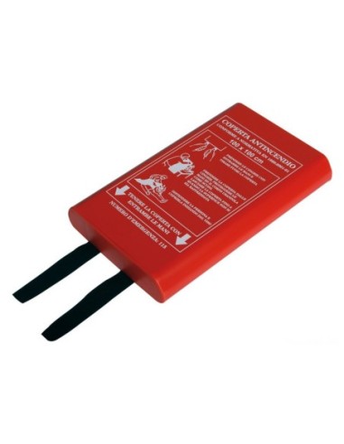 Coperta antincendio con contenitore rigido