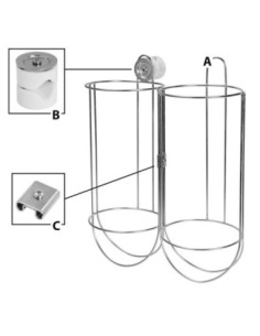 Porta parabordo componibile cestello Easy Fender