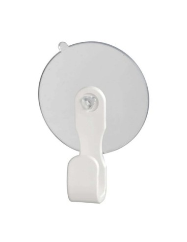 Coppia ganci nylon con ventosa