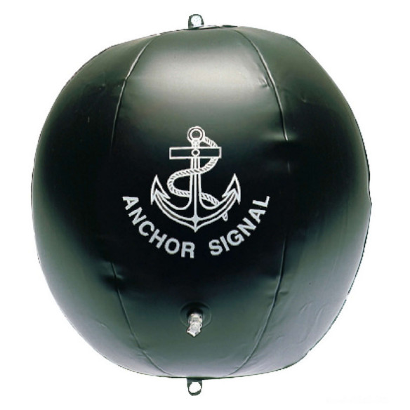 Pallone nero gonfiabile di segnalazione