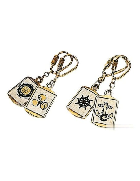 Portachiavi ottone lucido