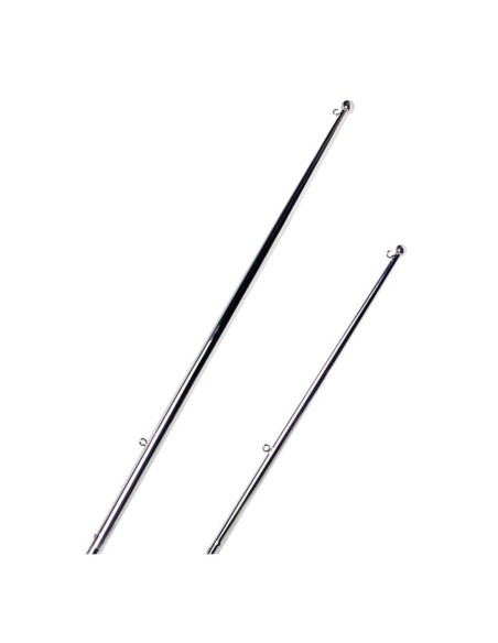 Asta bandiera inox con pallina