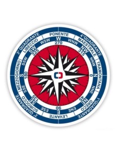 Adesivo rosa dei venti