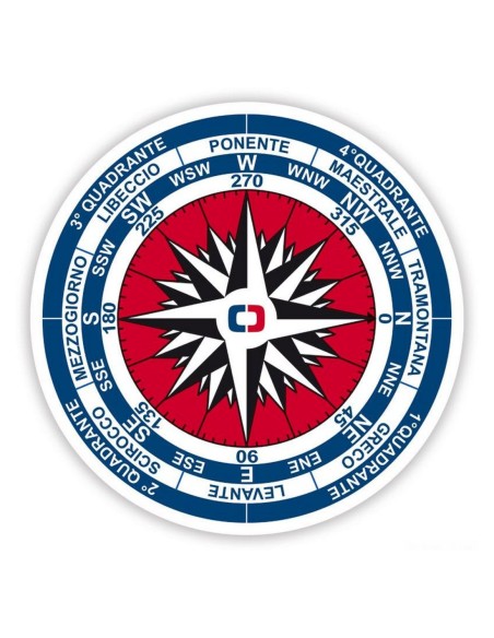 Adesivo rosa dei venti