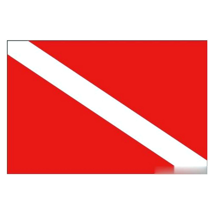 Scuba diving flag 20 x 30 cm