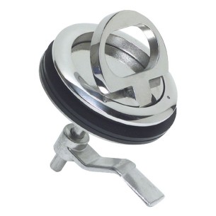 Lift and turn flush latch AISI 316 lock