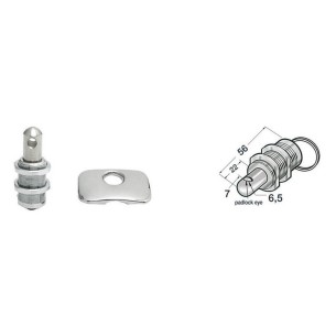 Chiusura gavoni inox lucchetto De Luxe