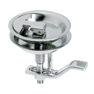 Lift latch mirror polished AISI 316