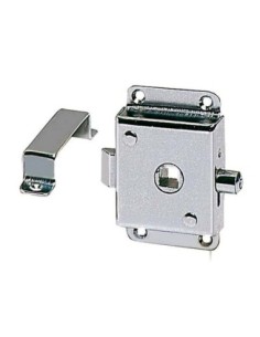 Serratura WC ottone cromato 70x45