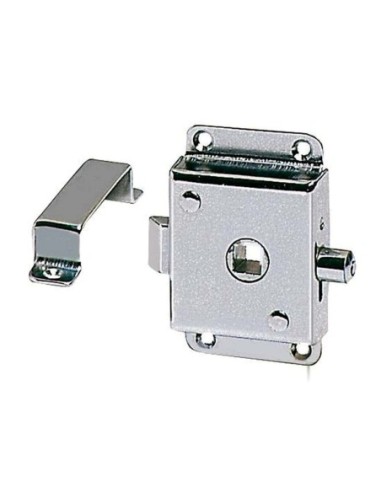 Serratura WC ottone cromato 70x45