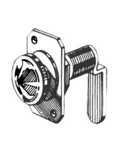 Serratura ottone nichelato