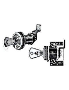 Serratura cilindro ottone nichelato