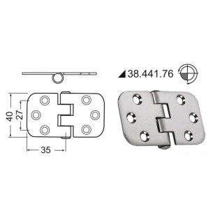 Cerniera inox rovesciata 70x39