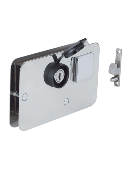 Serratura ottone cromato 134x80