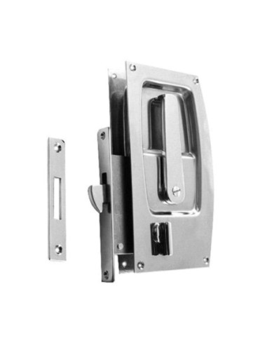 Serratura Destro Esterno ottone cromato