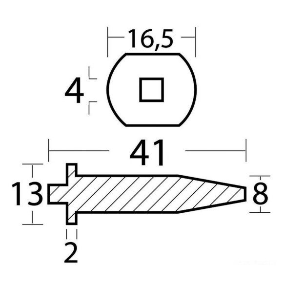 Zylinderanode Yamaha PS