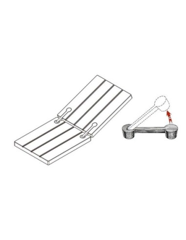 Cerniera a filo per gavoni o portelloni