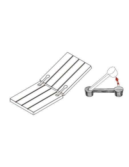 Cerniera a filo per gavoni o portelloni