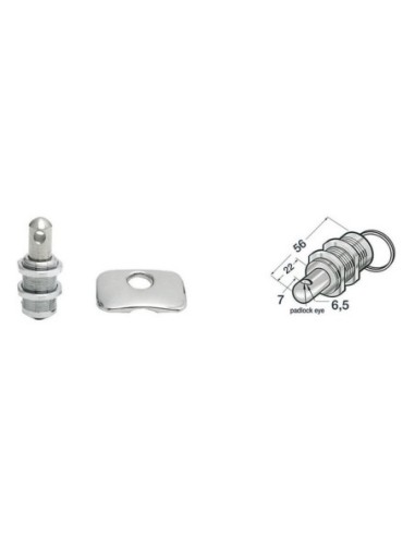 Chiusura gavoni inox lucchetto De Luxe