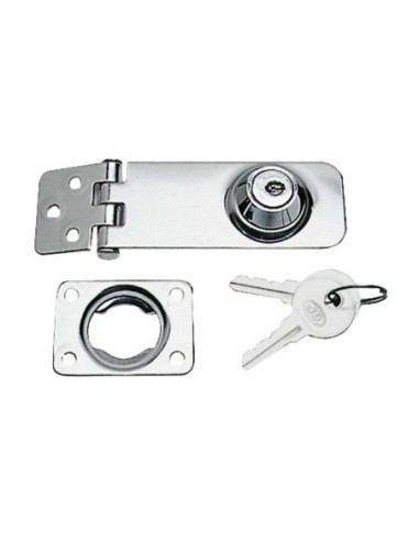 Chiusura a cerniera per cassapanche e boccaporti