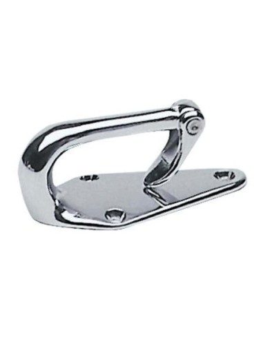 Bitta traino sci ottone cromato 95x45x38