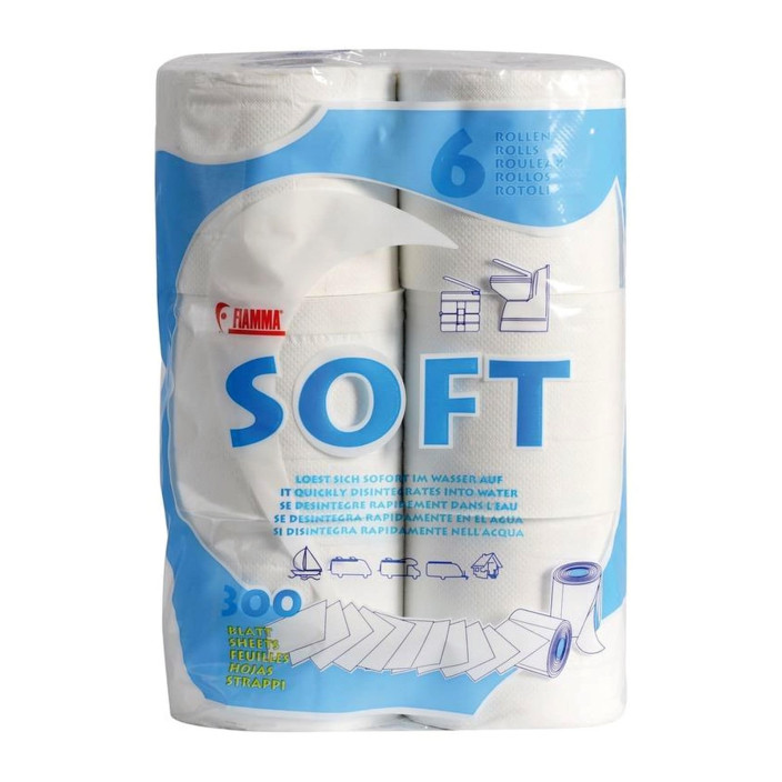 Carta da toilette idrosolubile Soft
