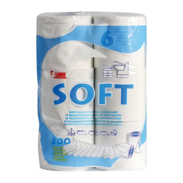 Carta da toilette idrosolubile Soft