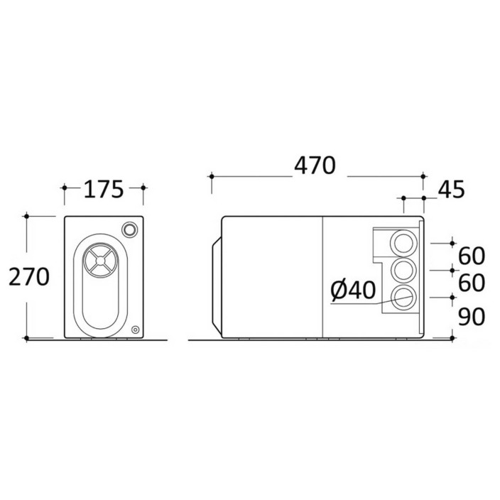 TECMA NK Sanisplit gray water system