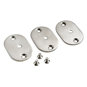 Handlaufsetbfestigung Platten  Schrauben
