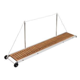 Gangway unverstellbar TeakLaufflche