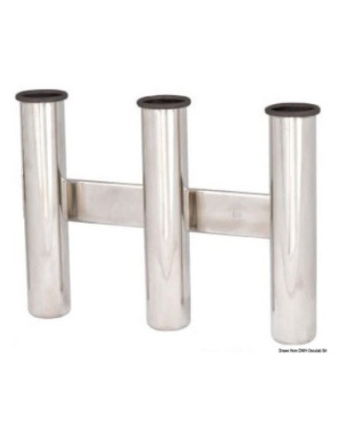 Reggicanne inox parete posti