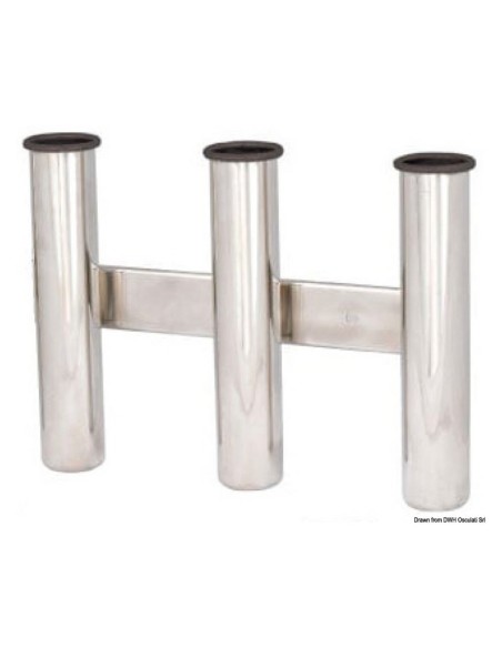 Reggicanne inox parete posti