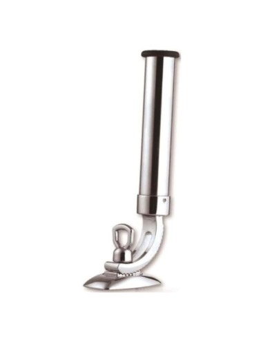 Portacanne cromato snodato