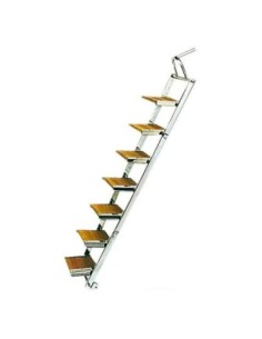 Passerella scaletta inox