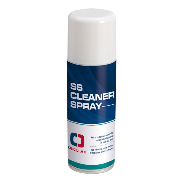 Stainless steel cleaner spray